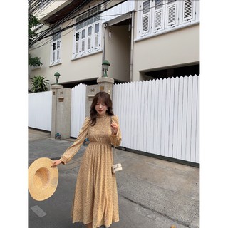 VÁY HOA NHÍ MAXI DÁNG TIỂU THƯ