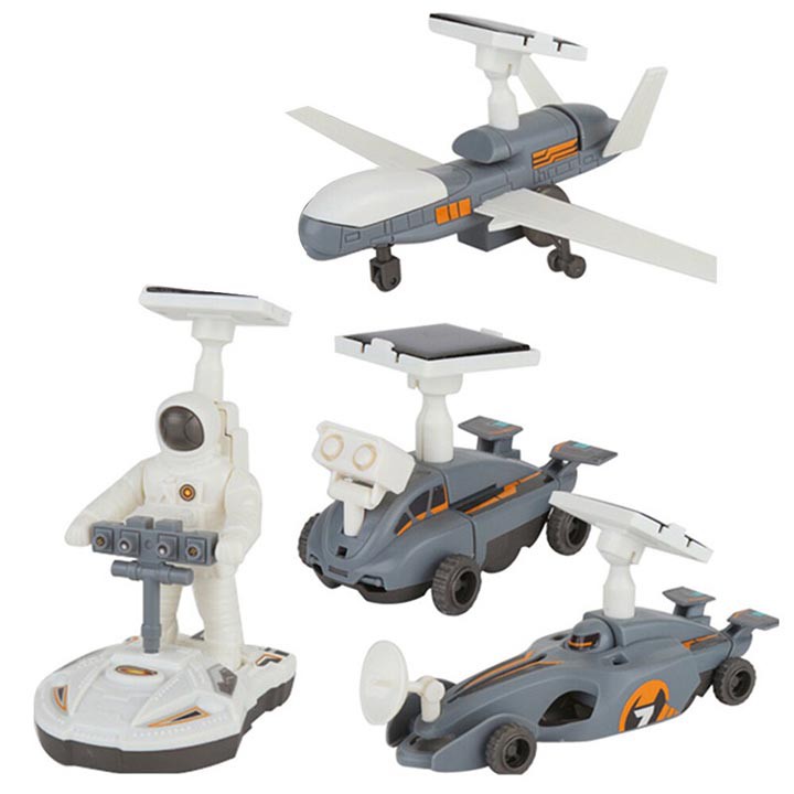 Bộ robot lắp ghép năng lượng mặt trời 4 in 1