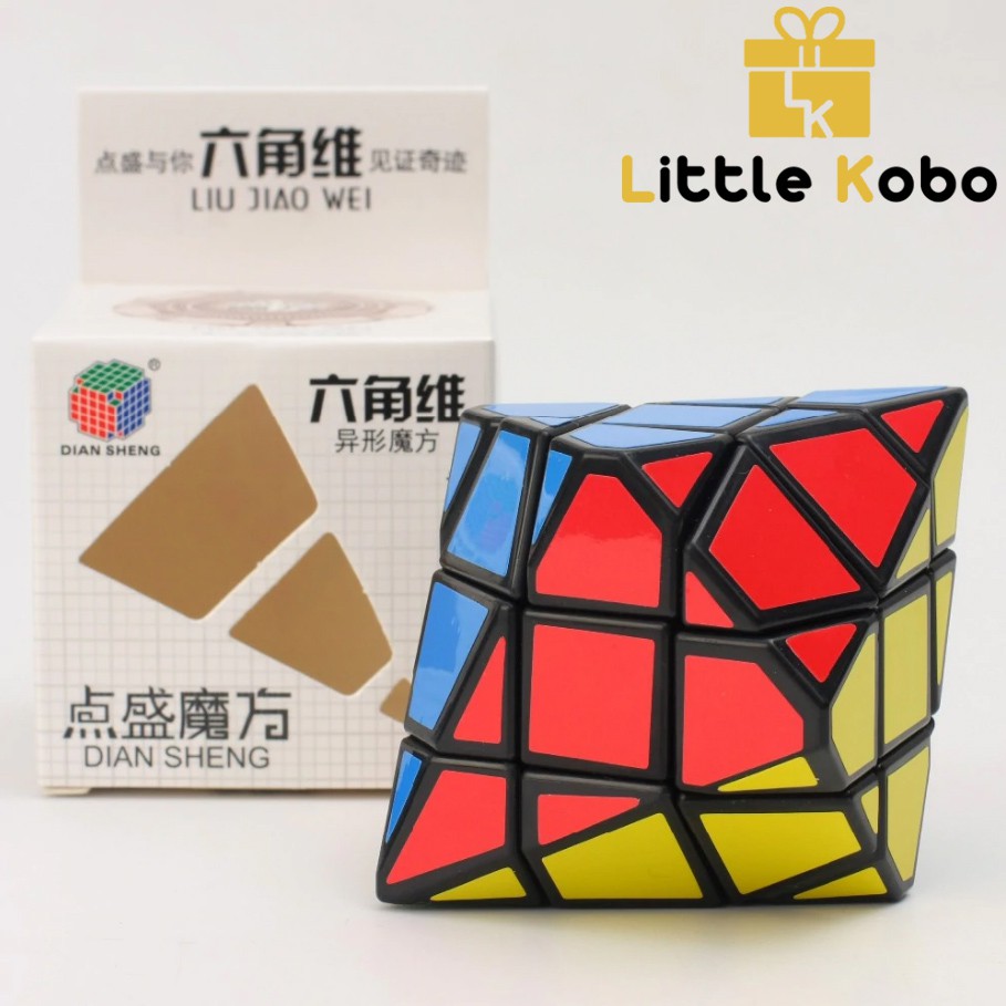 Rubik Biến Thể DianSheng 6-Corner Hexagonal Dipyramid Rubik 12 Mặt Siêu Xịn