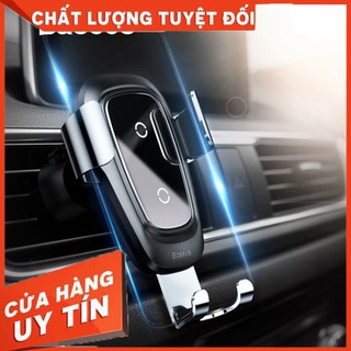 Giá Đỡ Baseus Tích Hợp Sạc Không Dây Cho Điện Thoại Trên Xe Hơi