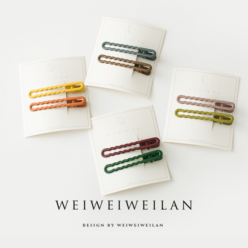 [Bộ 2] Kẹp Tóc Hàn Quốc Morandi Phụ Kiện Thời Trang Cho Nữ AB041