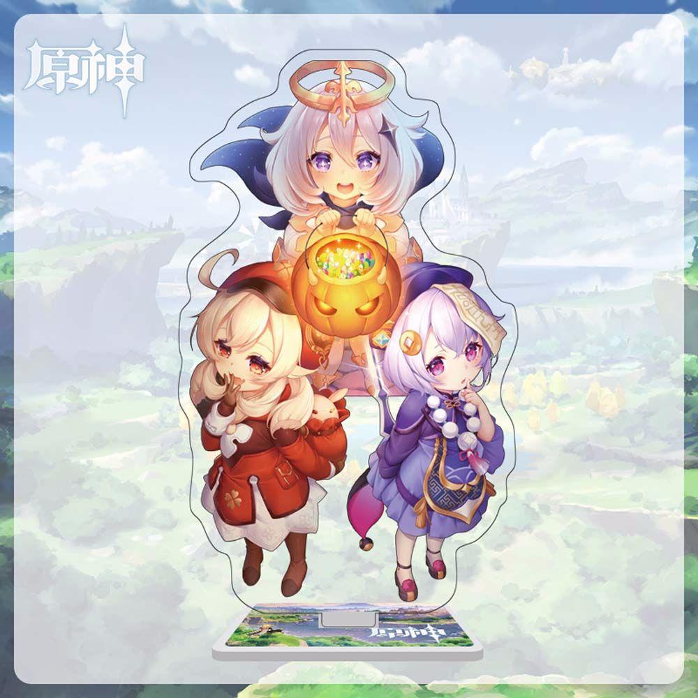 Mô Hình Đồ Chơi Nhân Vật Lumine Diluc Zhongli REBUY1 Genshin Va Chạm Bằng Acrylic