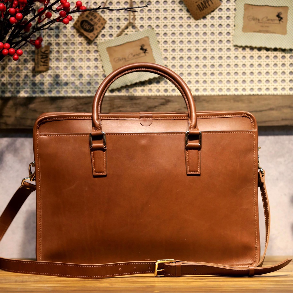 Cặp nam da thật handmade Gento G631