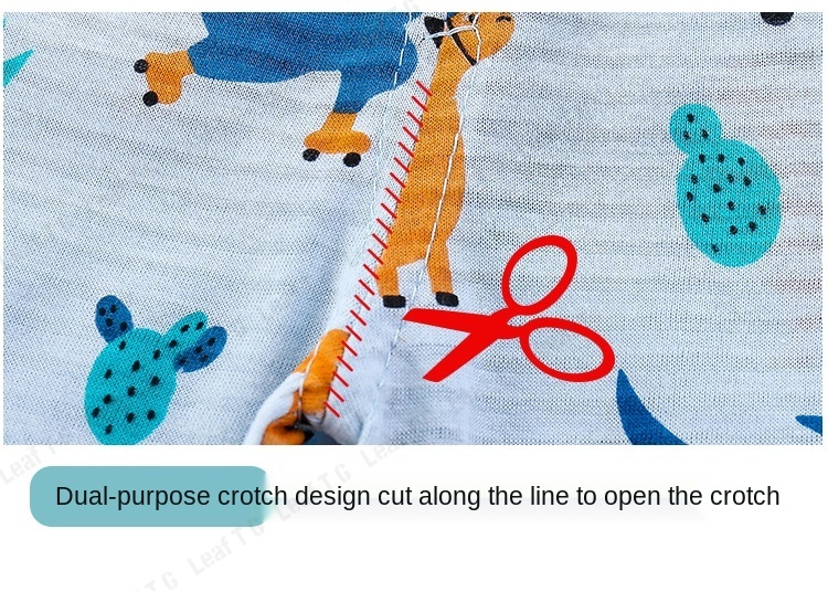 Bộ đồ ngủ cotton tay ngắn thoáng khí cho trẻ em