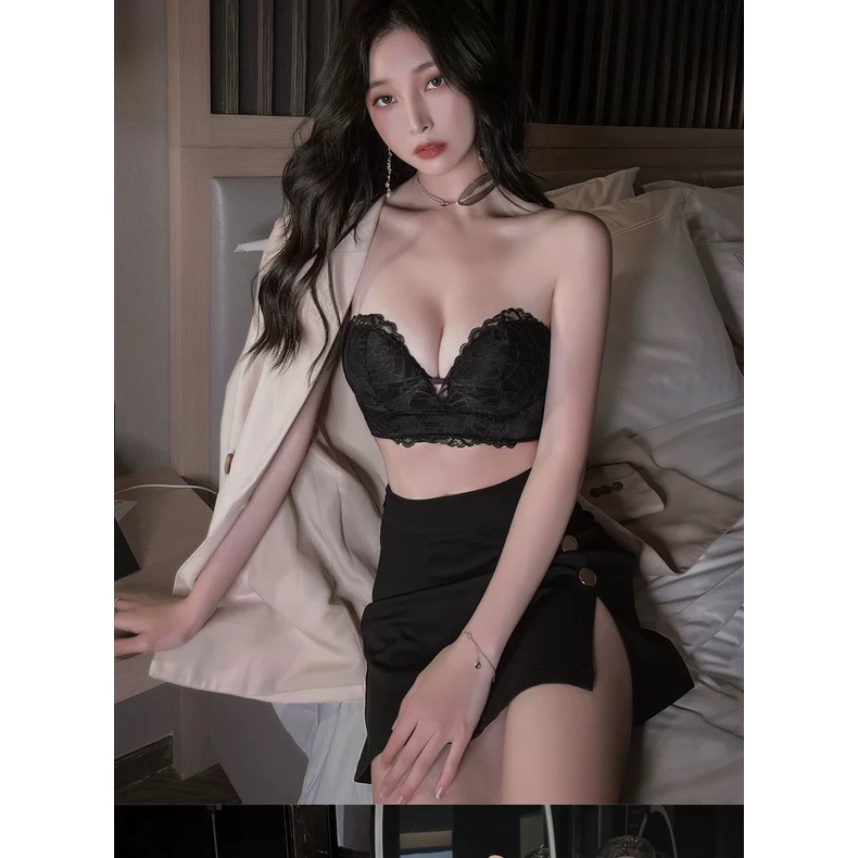 Áo Lót Cúp Ngực Ren Loại Mới Đệm Bàn Tay, Tạo Khe ,Siêu Nâng Đẩy Ngực Mã 88