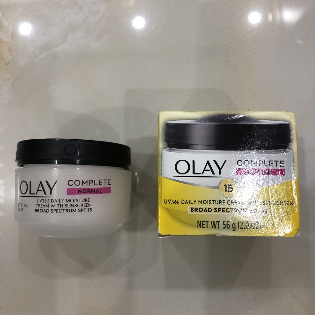 Kem dưỡng da chống nắng Olay Complete UV365 Daily Moisture With Suncreen SPF 15 Normal (56g) - MiMi Shop