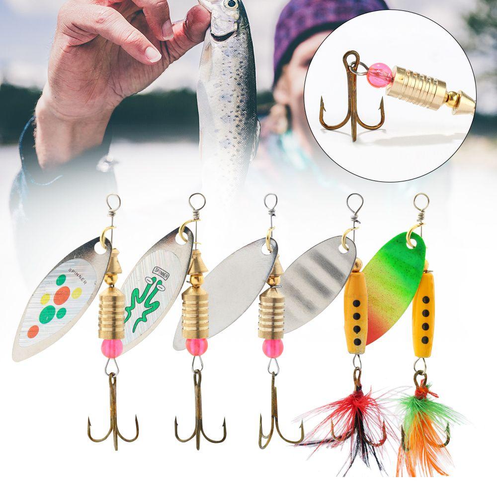 Set 5 Mồi Câu Cá Giả Bằng Kim Loại Tiện Dụng