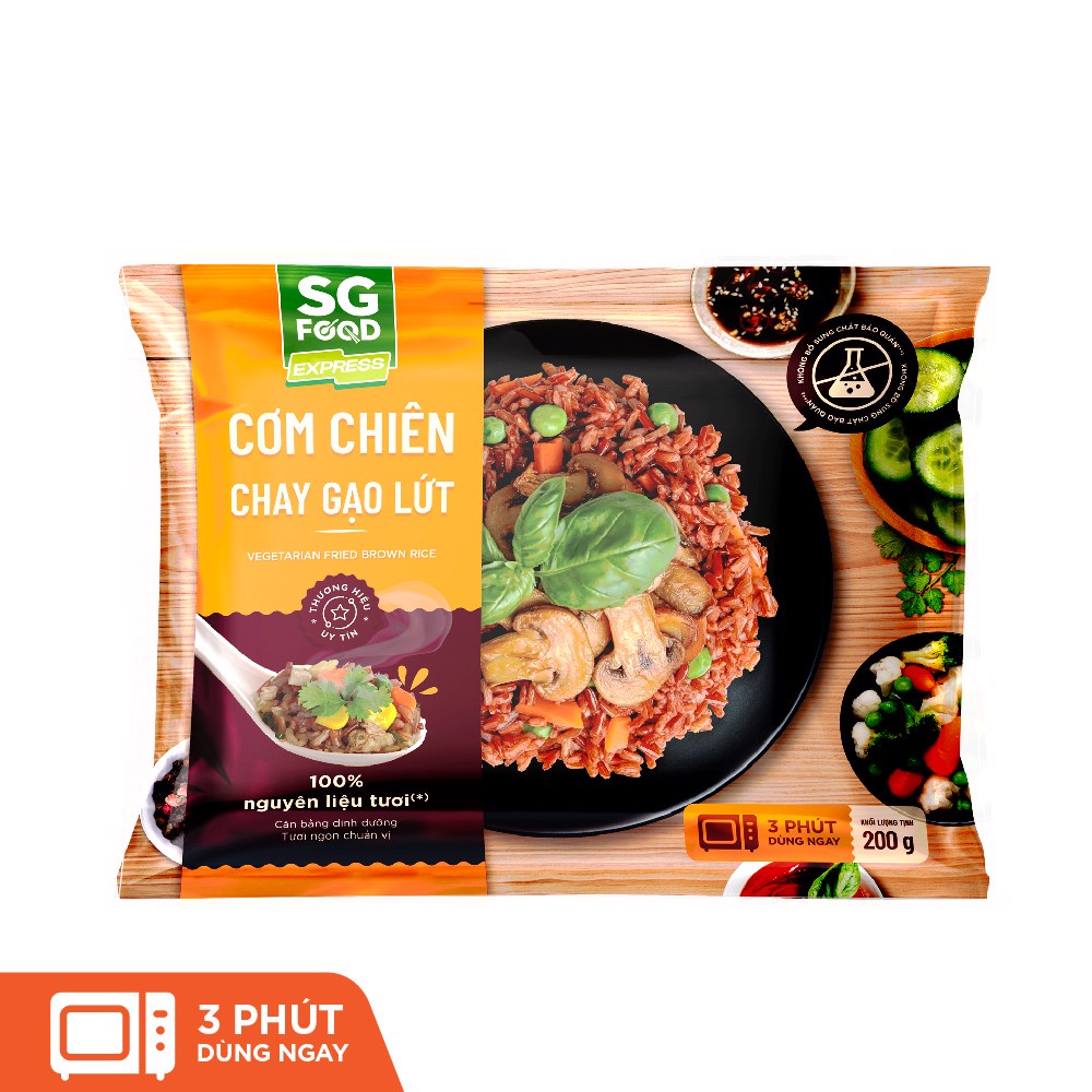 Cơm chiên chay gạo lứt 200gr