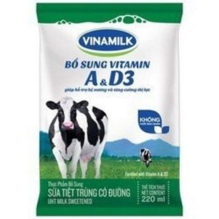Sữa tiệt trùng vinamilk (bịch 220ml)