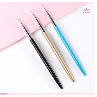 cọ vẽ nét cán gỗ ( set 3 cây xanh vàng đen)