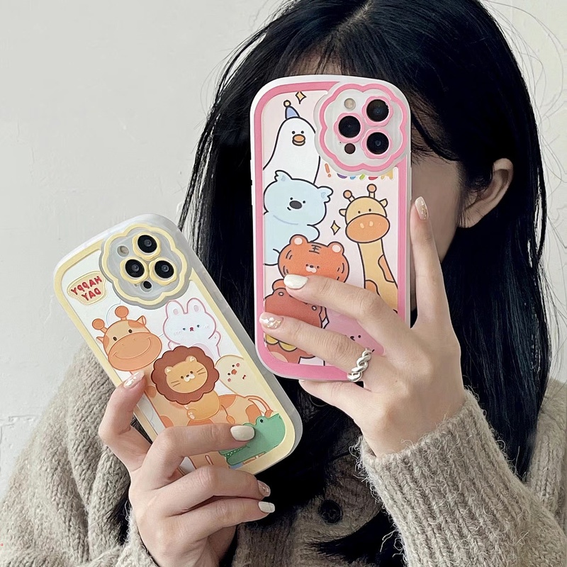 Ốp Điện Thoại Silicon Nhám Hình Sở Thú Dễ Thương DIY Cho IPhone 11 12 13 Pro XS Max X XR 7 8 Plus