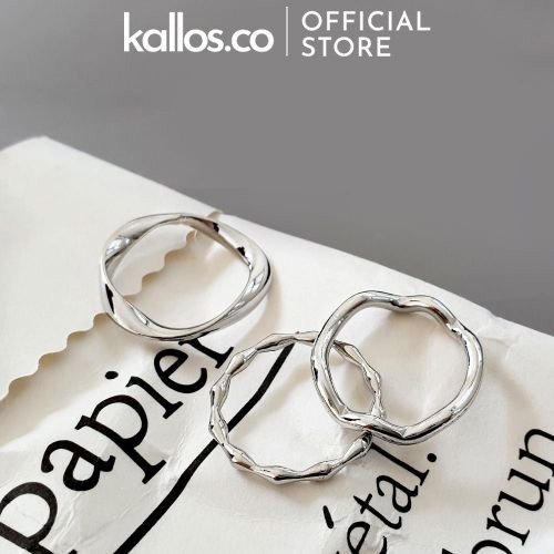Nhẫn Hàn Quốc Wing Bling Shine Flow Rings Set - Kallos Vietnam