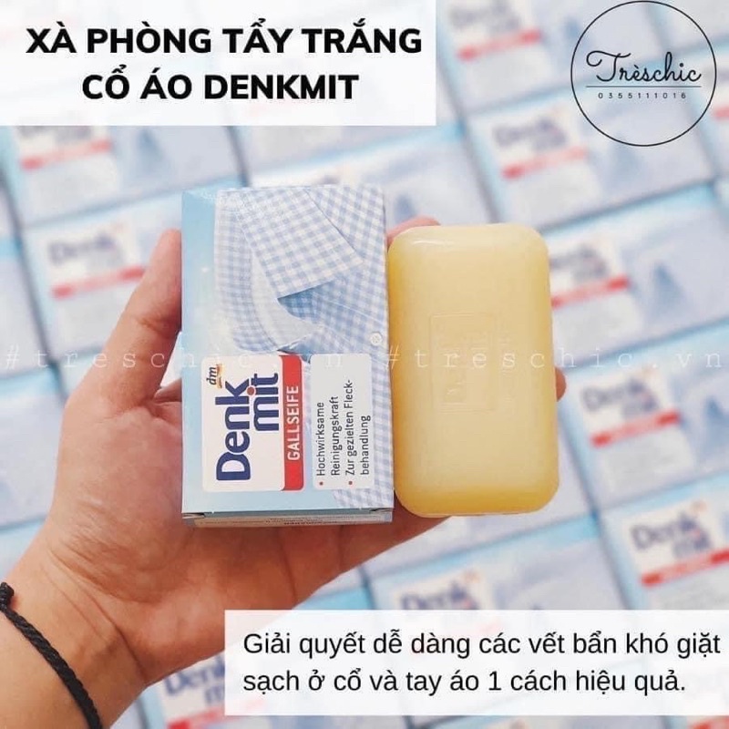 Xà Phòng Denkmit Đức Tẩy Trắng Vết Ố Cổ Áo Tay Áo 100g