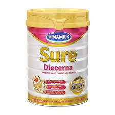 Sữa Bột Vinamilk Sure Diecerna (dinh dưỡng dành cho người bệnh tiểu đường) 900g