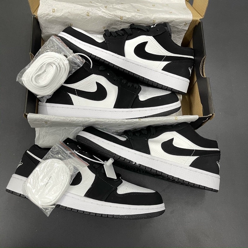 (ẢNH THẬT 1.1) Jordan Low Panda cổ thấp chuẩn 11 Trung