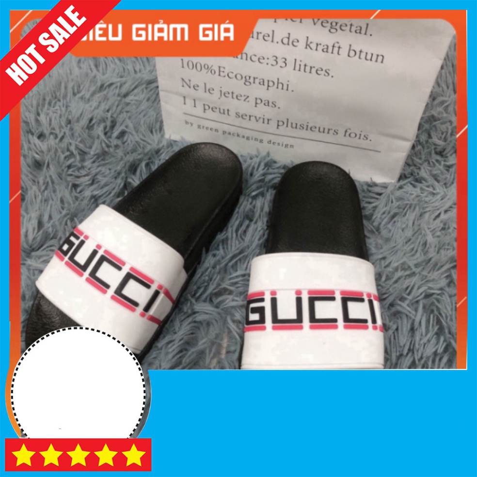 Dép Thời Trang Quai Ngang Nam Cao Cấp GUCCI Bản Đế Super Độn 3 cm Chiều Cao Xịn TrungPii Siêu rẻ