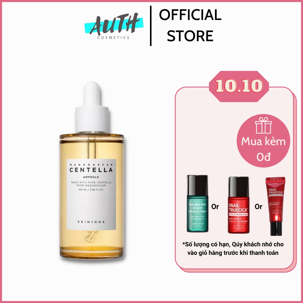 Serum rau má Skin1004, Tinh chất rau má dưỡng da nhạy cảm Skin1004 Madagascar Serum Centella Ampoule 100ml Auth Hàn Quốc