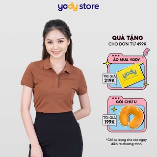 Áo polo Yody - phông nữ có cổ pique slup bề mặt mềm mướt, đàn hồi tốt - Mã: APN3280