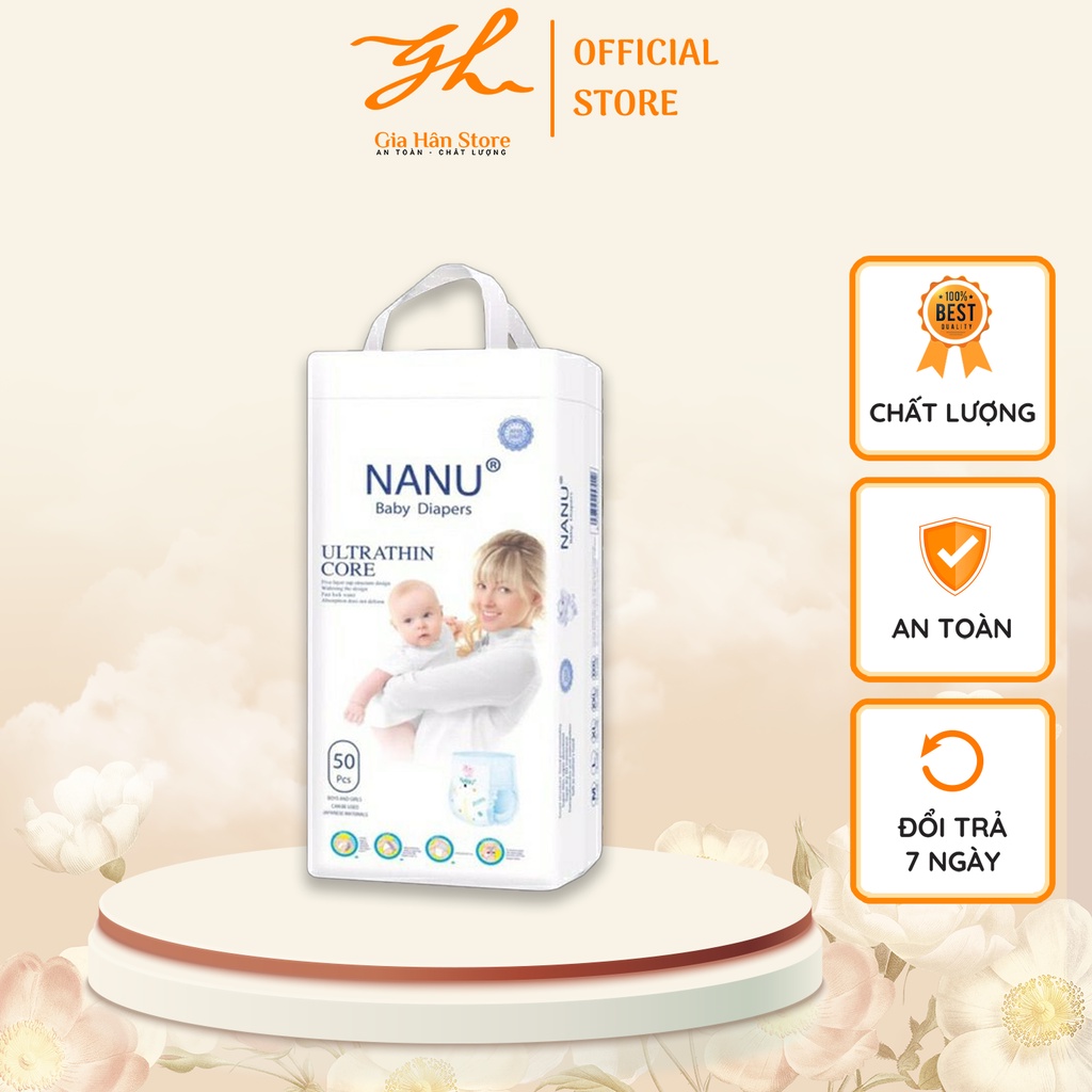 Bỉm Nanu đủ size sml bỉm quần êm ái thoáng mát cho bé K2638