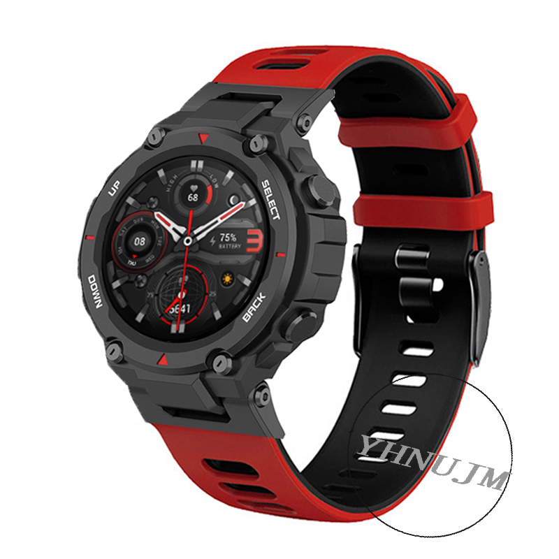 Dây Đeo Thay Thế Bằng Silicone Cho Đồng Hồ Thông Minh Amazfit T Rex / Amazfit T-Rex pro T Rex 2