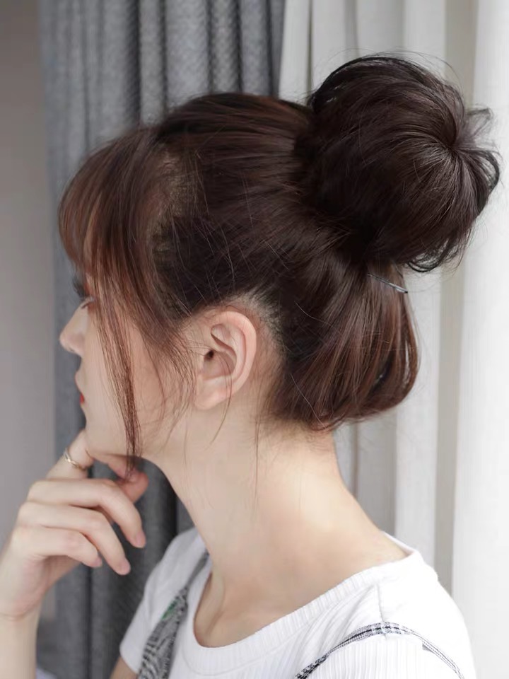 BÚI TRÒN TÓC GIẢ .