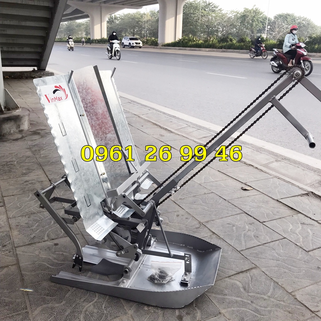 Máy cấy lúa mạ nhổ kéo tay loại 2 hàng