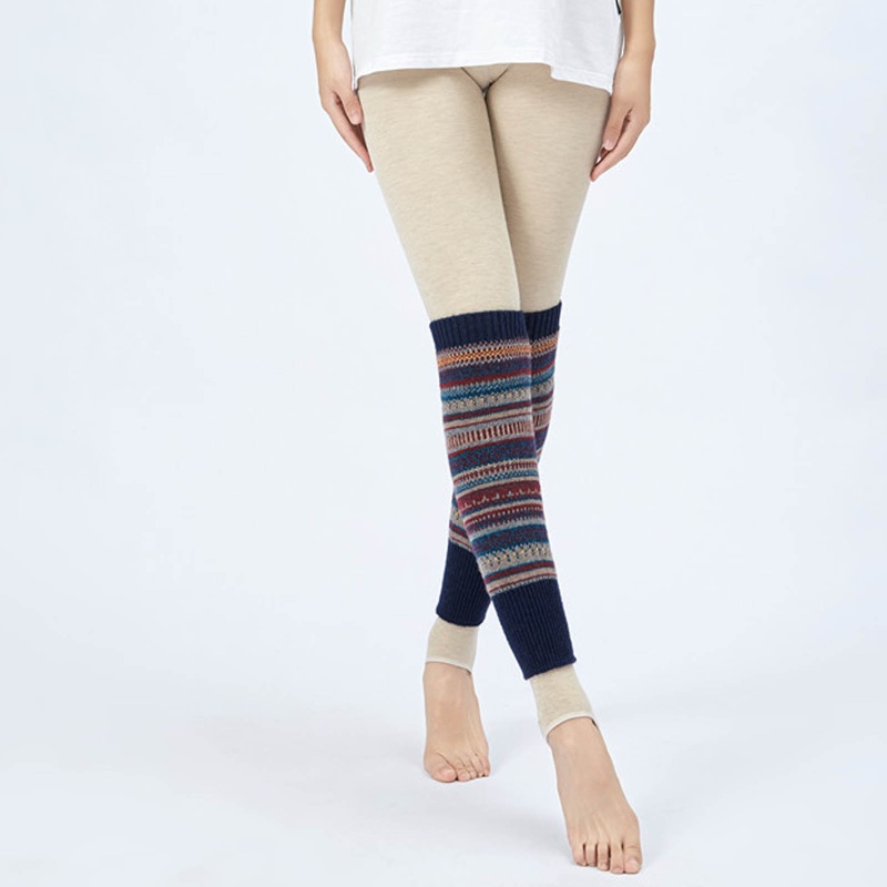 Đôi Tất Chân Len Dài Qua Gối Giữ Ấm Cho Nữ