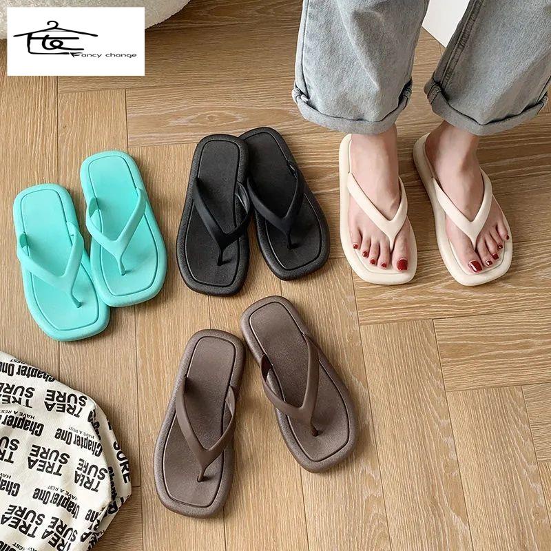 Dép Đế Bằng Phong Cách Hàn Quốc Thời Trang Mùa Hè Cho Nữ