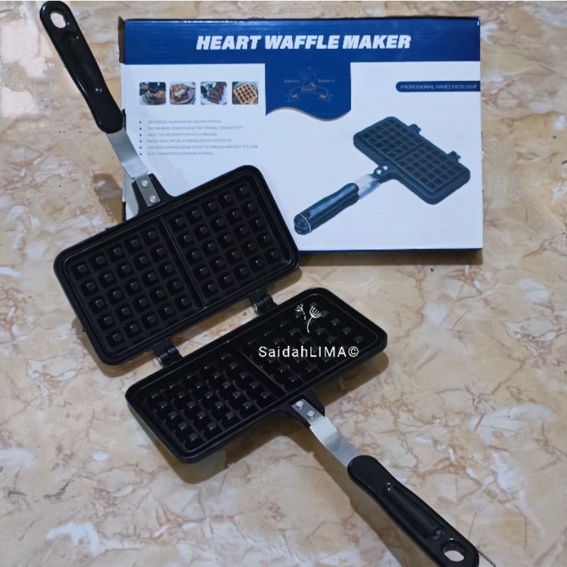 Khuôn Làm Bánh Waffle Hình Trái Tim Bằng Đá Cẩm Thạch