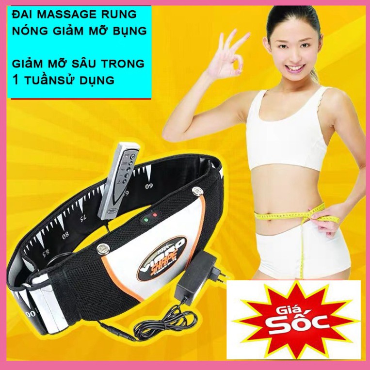 Gía tốt [BÁN CHẠY] Đai Massage Rung Nóng Hồng Ngoại Vibro Shape _(CÓ BẢO HÀNH)  Sản phẩm Hot