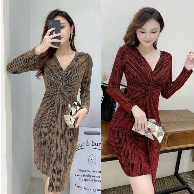 Vải thun kim tuyến dày dặn