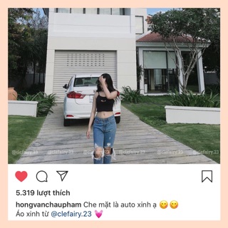 (ẢNH THẬT + VIDEO THẬT 100%) ÁO HEART CROPTOP
