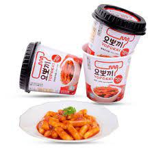 Bánh gạo cay Hàn Quốc ❤️ Bánh gạo YOPOKKI vị cay ngọt thơm ngon tiện lợi hộp 120g