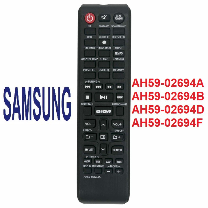 Remote soundbar SAMSUNG AH59-02694A - Remote điều khiển loa thanh SAMSUNG AH59-02694A