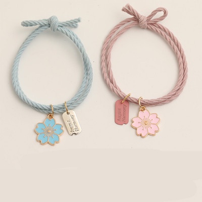 Vòng Đeo Tay Họa Tiết Hoa Anh Đào Dễ Thương Bắt Mắt