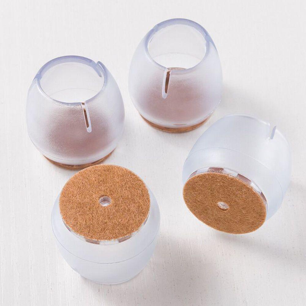 Bộ 4 Miếng Bọc Chân Bàn Ghế Bằng Silicone Chống Trượt Chống Mòn