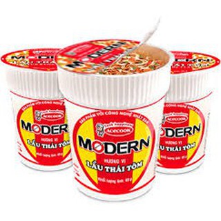 Combo 5 cốc mì Morden Lẩu Thái Tôm ( 5x65g)