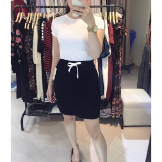 Chân váy bò cạp chun sz sml