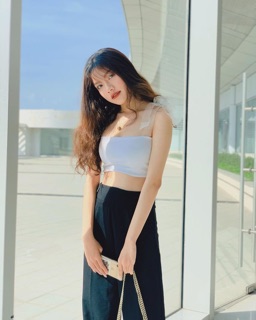 ÁO CROPTOP HAI DÂY THẮT NƠ [GEMI SHOP]