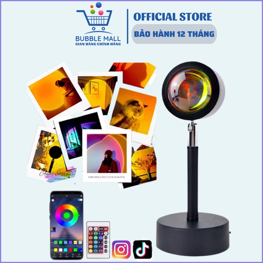 Đèn hoàng hôn 16 triệu màu chụp ảnh quay video sống ảo tiktok , điều chỉnh qua app điện thoại nháy theo nhạc cực hot