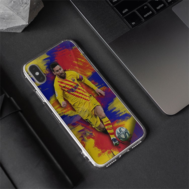 Ốp lưng Messi đi bóng CLB Barcelona cho Iphone 5 6 7 8 Plus 11 12 Pro Max X Xr BAR20210057