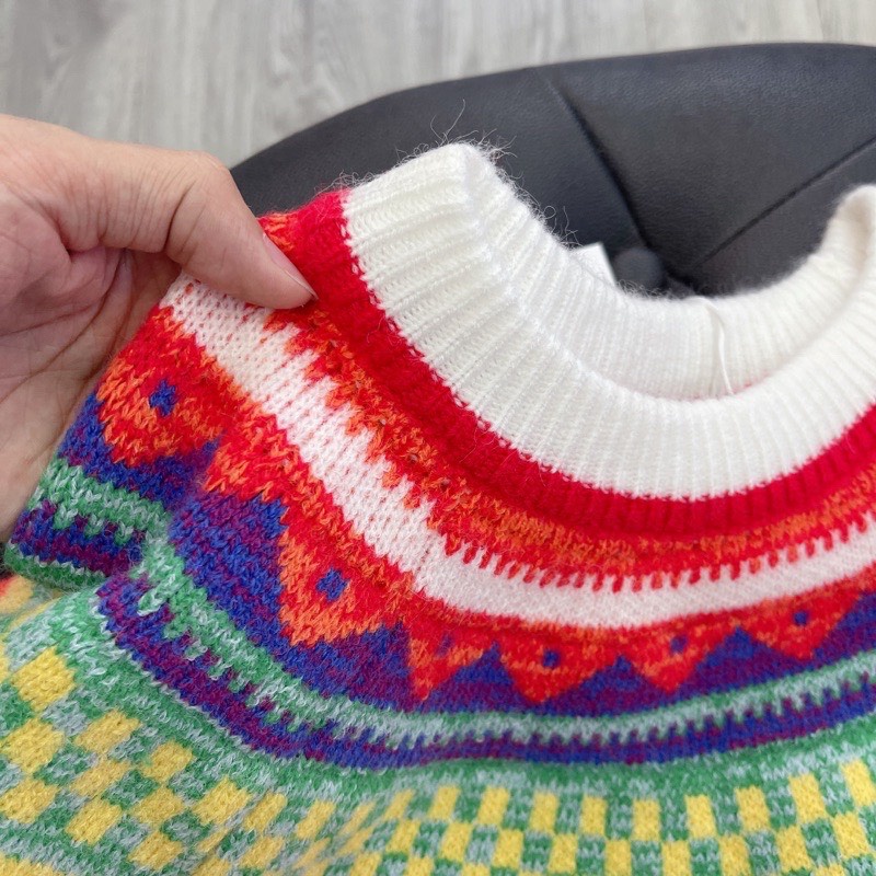 Áo Sweater Acne Studios Pattern-Embroidered Wool Jumper Knit Wear