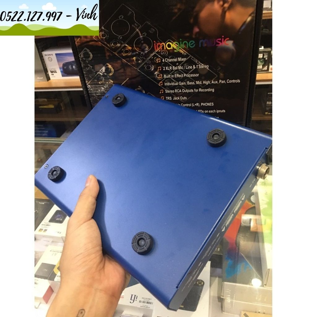 Mixer Yamaha F4 Pro - Tích hợp vang số 16 chế độ vang- Chuyển đổi thành soundcard livestream karaoke - Gia Khang shop