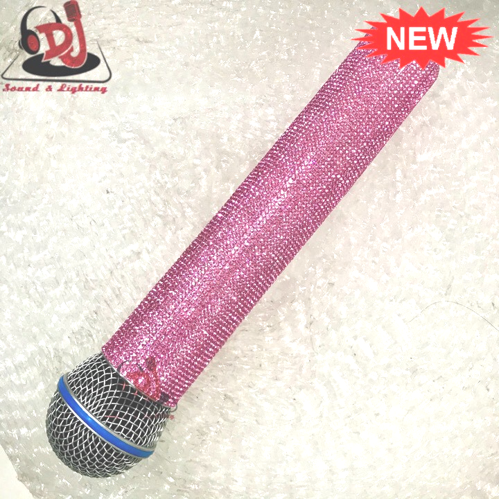 Áo mic, vỏ micro, bọc micro kim tuyến, vỏ áo mic, vỏ bọc micro, micro bolero, microphone, mic karaoke, mi rô không dây