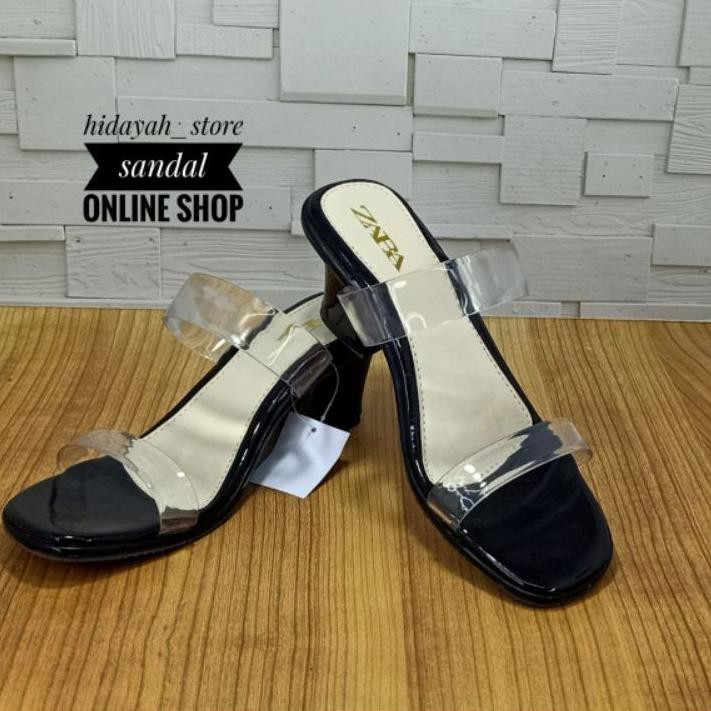 Giày Sandal Zara Cao 5cm / Rights Mika Bening F02 Size 36-40: D 6.6