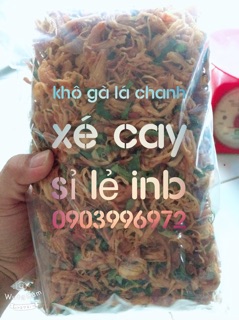 KHÔ GÀ LÁ CHANH XÉ SỢI