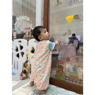 Túi ngủ cotton mùa hè CONCHIM, loại cộc,1 lớp