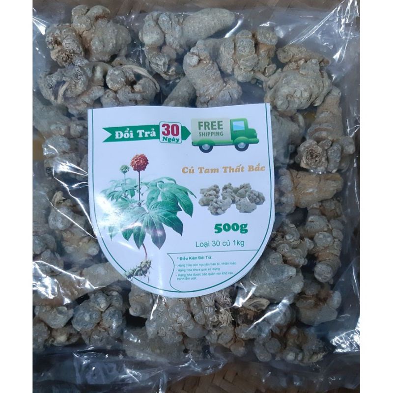 Tam thất Bắc loại túi 500g