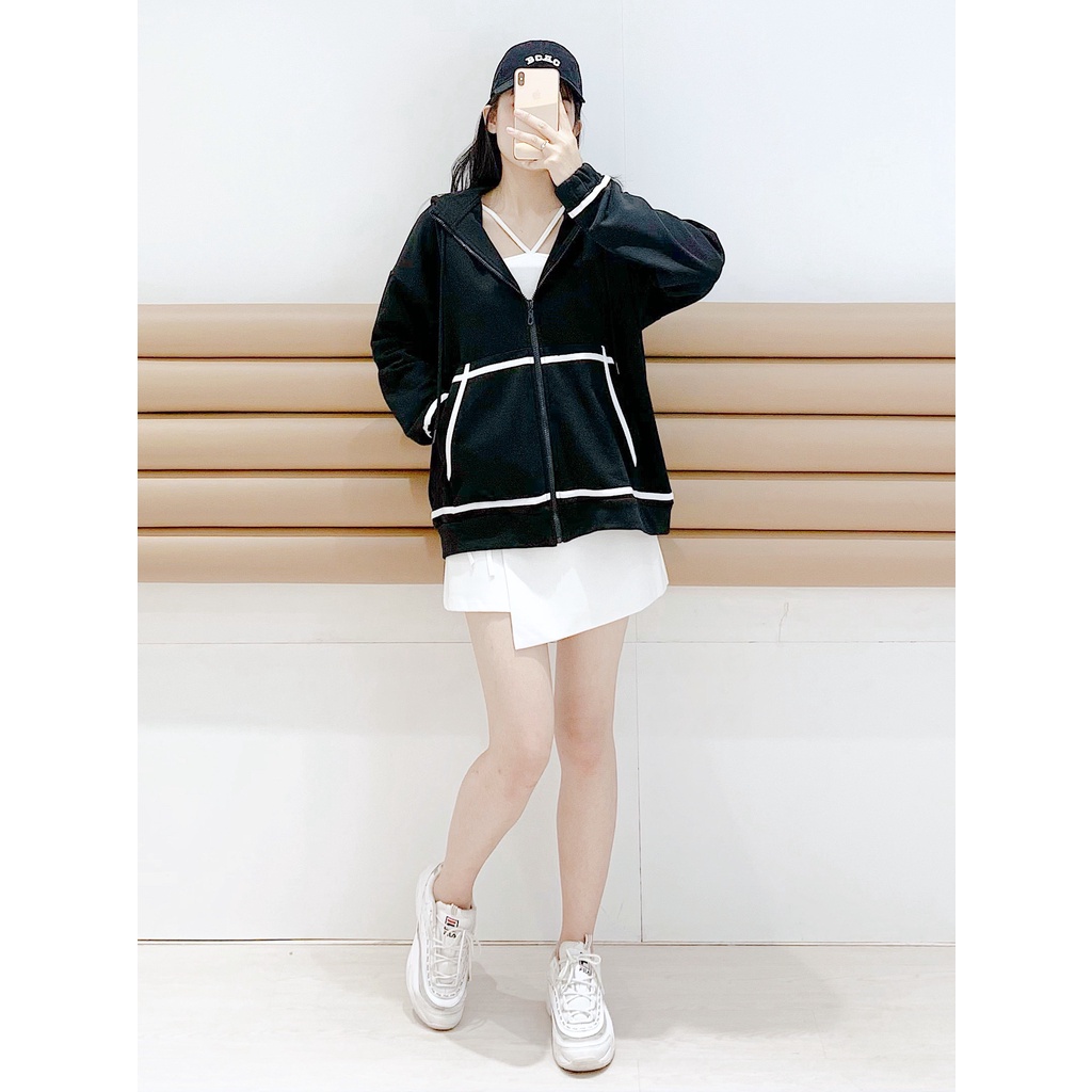 Áo khoác oversize form rộng viền THE CIU - Verity Jacket