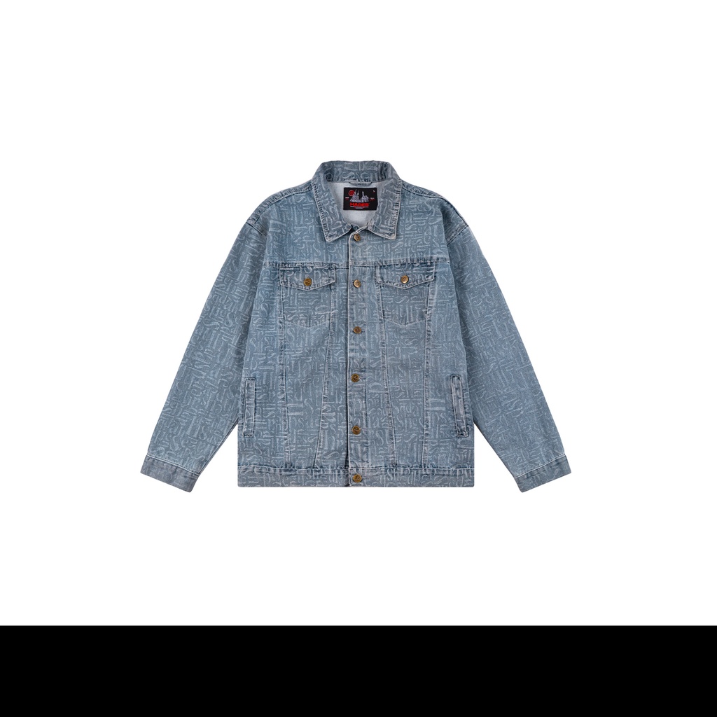 Áo Khoác Unisex ALPHABETIC Jean Wash HADES Brand Chính Hãng